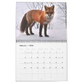 Medium Size Yellowstone Calendar-Wildlife Calendar カレンダー (2月 2026)