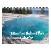 Medium Size Yellowstone Park Calendar カレンダー (カバー)