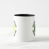 Medium Text ブラック コンボ 11oz カスタムテニスマグ マグカップ (中央)