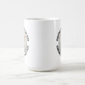 Medium Text & 野球 15oz カスタムサーモクロミック マグカップ (中央)