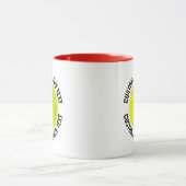 Medium Text RED Combo 11oz カスタムピックルボール マグカップ (中央)