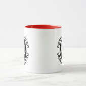 Medium Text RED Combo 11oz カスタム8ボール マグカップ (中央)