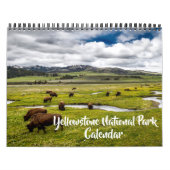 Medium Yellowstone Park Calendar カレンダー (カバー)