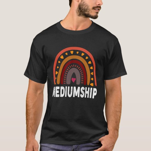 Mediumship Colorful Rainbow for Therapists Tシャツ (正面)