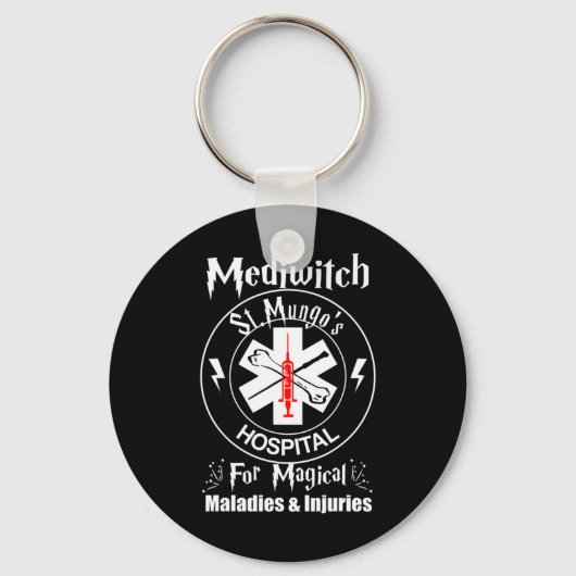 Mediwitch Magical Staff St Mungo's Hospital Ts キーホルダー (正面)