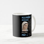 Medjugorjeメッセージ2023年5月25日自然と コーヒーマグカップ (正面右)