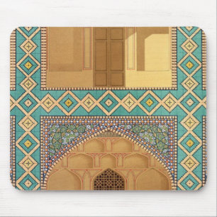 Medrese-i-Sの中庭のアーケードの詳細 マウスパッド