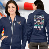 Medsフルジップフード付きスウェットシャツ パーカ