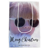 Meduimフォトクリスマス抱き枕 ミディアムペーパーバッグ (裏面)