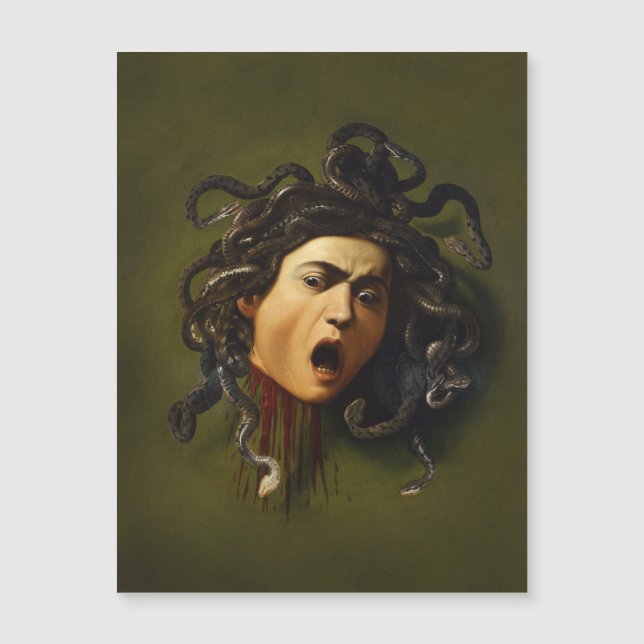 MedusaのCaravaggio氏の絵画芸術神話カンフの首席 (正面)