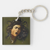 MedusaのCaravaggio氏の絵画芸術神話カンフの首席 キーホルダー (裏面)