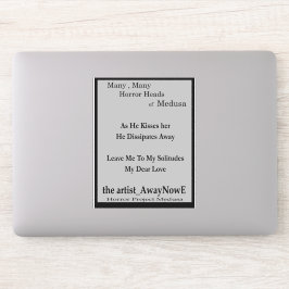 Medusa 1MMHeadsフレーズ2025ホラーブックシール シール