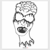 Medusa 1MMHeads Diecut 2025ホラー書籍Awaynowe シール (シート)