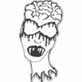 Medusa 1MMHeads Diecut 2025ホラー書籍Awaynowe シール (正面)