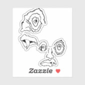 Medusa 1MMHeads DoubleHeaded 2025ホラーブック シール (シート)