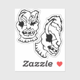 Medusa 2MMHeads DoubleHeaded 2025ホラーブック シール