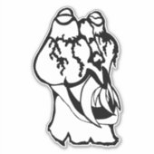 Medusa 5MMHeads Diecut 2025ホラー書籍Awaynowe シール (正面)