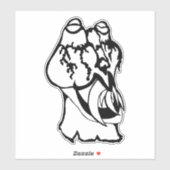 Medusa 5MMHeads Diecut 2025ホラー書籍Awaynowe シール (シート)