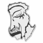 Medusa 6MMHeads Diecut 2025ホラー書籍Awaynowe シール (正面)