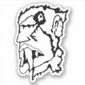 Medusa 7MMHeads Diecut 2025ホラーデーモンアウェイノウ シール (正面)