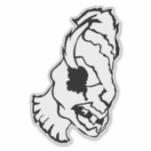 Medusa 8MMHeads Diecut 2025 Horror Book Awaynowe シール (正面)