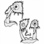 Medusa awaynoweホラー9MMHeads DoubleHeaded 2025 シール (正面)