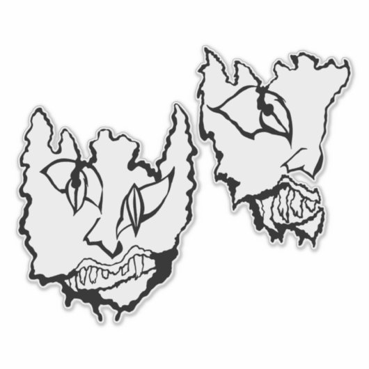 Medusa awaynowe Horror 11MMHeads DoubleHeaded 2025 シール (正面)