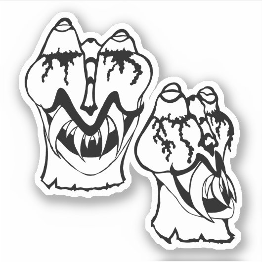 Medusa awaynowe Horror 12MMHeads DoubleHeaded 2025 シール (正面)