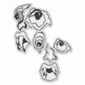Medusa awaynowe Horror 15MMHeads DoubleHeaded 2025 シール (正面)