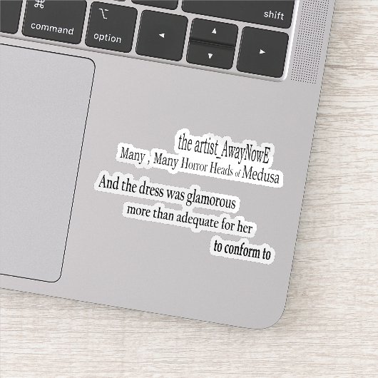 Medusa awaynowe Horror 4MMHead Bphrases Diecut 25 シール (詳細)