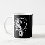 Medusa Blackworkタトゥーフラッシュ コーヒーマグカップ (左)