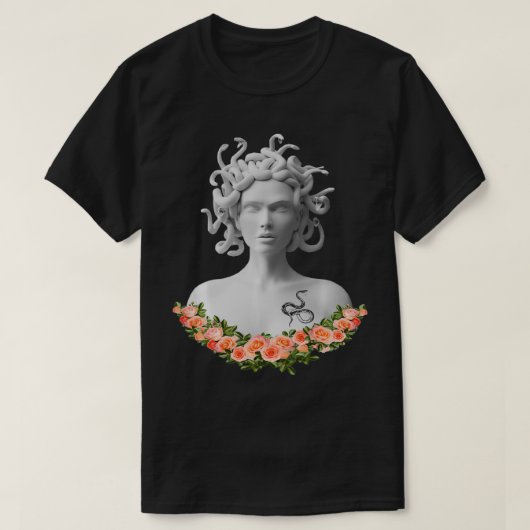 Medusa Gorgon Greek Mythology Tシャツ (デザイン正面)