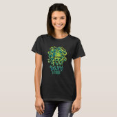Medusa Greek Mythology Monster Snake Head Turn Int Tシャツ (正面フル)