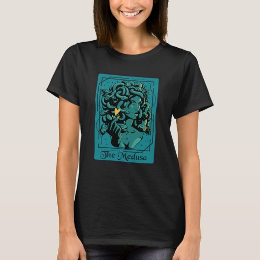 Medusa Love Snake head Tarot Card Snakes Ancient G Tシャツ (正面)