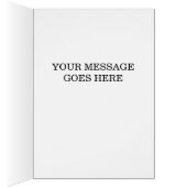 Medusa Queen of Stone Greeting Card - Customizable (内側 (右))