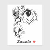 Medusa the artist_awaynowe Horror 11MMHeads Diecut シール (シート)