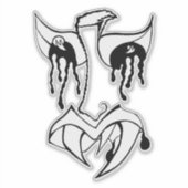 Medusa the artist_awaynowe Horror 14MMHeads Diecut シール (正面)