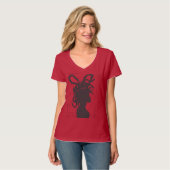 Medusa's Ink：手書き神話デザイン Tシャツ (正面フル)