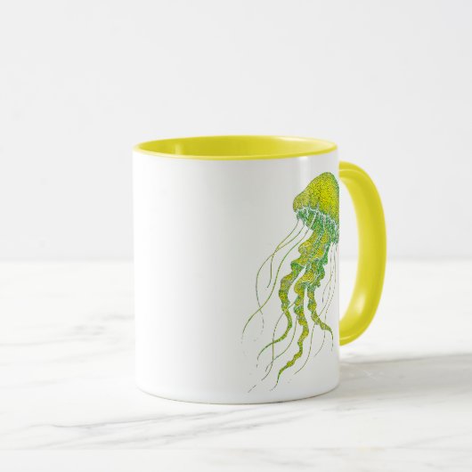 Méduse Fluorescente Artistique マグカップ (正面右)