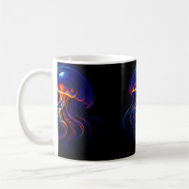 Méduse Lumineuse Océan Nocturne コーヒーマグカップ