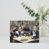 MEdvedevとプーチンパーティー ポストカード (スタンド正面)