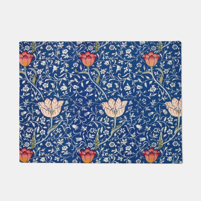 Medway Pattern (1885) William Morris著 ドアマット (正面)