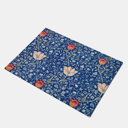 Medway Pattern (1885) William Morris著 ドアマット (アングル)