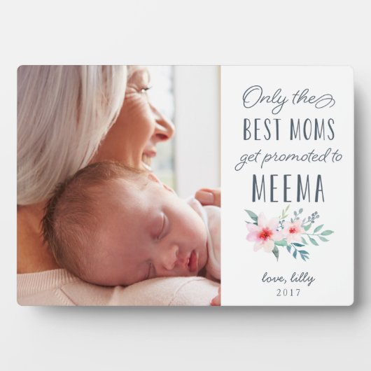 Meemaの写真にはMomsのみ昇格 フォトプラーク (正面)