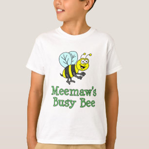 Meemawの働き者のかわいい漫画 Tシャツ