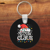 Meemaw Claus Funny Xmas Christmas Grandma Holiday  キーホルダー (正面)