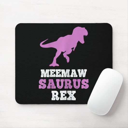 Meemaw-saurus Rex Dino Dinosaur Meemawsaurus Funny マウスパッド (マウス)