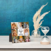 Meemaw We Love Youハートモダンコラージュ フォトプラーク (インサイチュ)