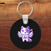 Meemeow Cute Cat Plu-shirt  キーホルダー (正面)