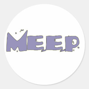 Meepのステッカー ラウンドシール